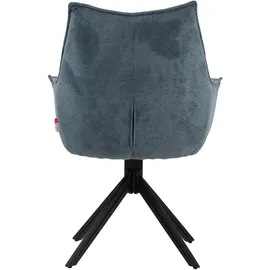 deVries Diningsessel »Ginosa« | 62x66x90cm | schwarz | Polyester / Metall