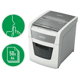 Leitz IQ Autofeed Small Office Aktenvernichter, Weiß