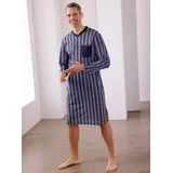 Sieh an! Nachthemd in marine-gestreift | Gr.: 52/54