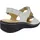 Belvida Bequeme Sandalen Damen Weiß 36