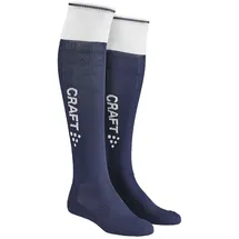 Craft Progress 2.0 Contrast Stutzenstrümpfe 390900 - navy/white 40-42