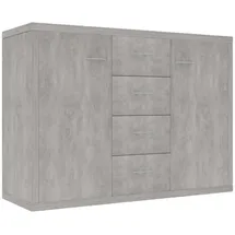 vidaXL Sideboard Betongrau 88x30x65 cm Holzwerkstoff