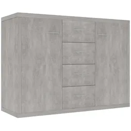 vidaXL Sideboard Betongrau 88x30x65 cm Holzwerkstoff