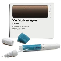 Genuine Colors Lackstift CHESTNUT BROWN LH8W Kompatibel/Ersatz für VW Volkswagen Braun
