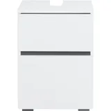 Home Affaire Waschbeckenunterschrank HOME AFFAIRE "Wisla", weiß (weiß, weiß), B:40cm H:55cm T:35cm, Spanplatte, Schränke, Waschbeckenunterschrank, Siphonausschnitt, Breite 40 cm, Höhe 55 cm