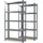 Karat Schwerlastregal Holz/Stahl 200 x 100 x 50 cm grau 2er Set