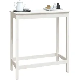 vidaXL Bartisch 100 x 50 x 110 cm Weiß