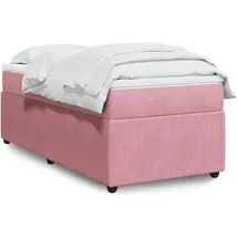vidaXL Boxspringbett 140 x 200 cm Rosa