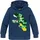 Kidsworld Kapuzensweatshirt »mit tollem Dino aus Wendepailletten 116/122, blau, , 63583556-116