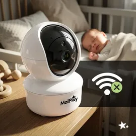 MalPlay Babyphone mit Kamera 5 Zoll