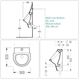 Bäder Boutique Urinalbecken (Urinal)