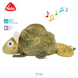Fehn Lazy, Crazy & Pink Einschlafhilfe Chamäleon 17 cm Grün