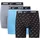 Nike Boxer Brief 3PK cool grau / uni blau M 3er Pack