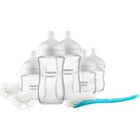 Philips Natural Response - Großes Flaschen-Set aus Glas für Neugeborene - SCD879/11