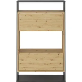 FMD Hängeschrank "Verona", braun (matera, artisan eiche), B:68,5cm H:112,7cm T:33cm, Holzwerkstoff, Schränke, Hängeschrank, Breite 68,5 cm