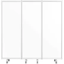 Floordirekt KARAT Mobile Trennwand mit Beschreibbarer Oberfläche Einseitig 180 x 180 cm