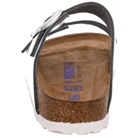 Birkenstock Arizona Weichbettung Naturleder schmal metallic silver 41