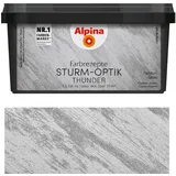 Alpina Effektfarbe Sturm-Optik Thunder Silber 1 l