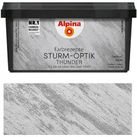 Alpina Effektfarbe Sturm-Optik Thunder Silber 1 l
