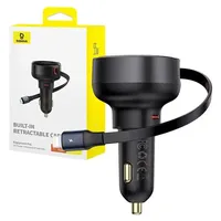 Baseus USB-C/Lightning-Ladegerät 60 W Schwarz