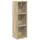 vidaXL Badezimmer-Wandschrank mit Regal 20 x 16 x 62,5 cm Beige