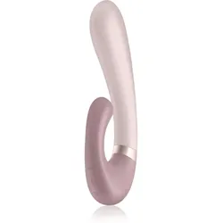 Satisfyer HEAT WAVE Vibrator mit Klitoris-Stimulator Mauve 19,8 cm