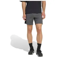 adidas Workout Essentials Base 3 Stripes Pique 7" Sport-Shorts Grey Five/Black S