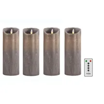 SOMPEX LED-Kerze 8 x 23 cm gelb