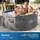 BESTWAY Carrara Ø 170 x 65 cm Grau