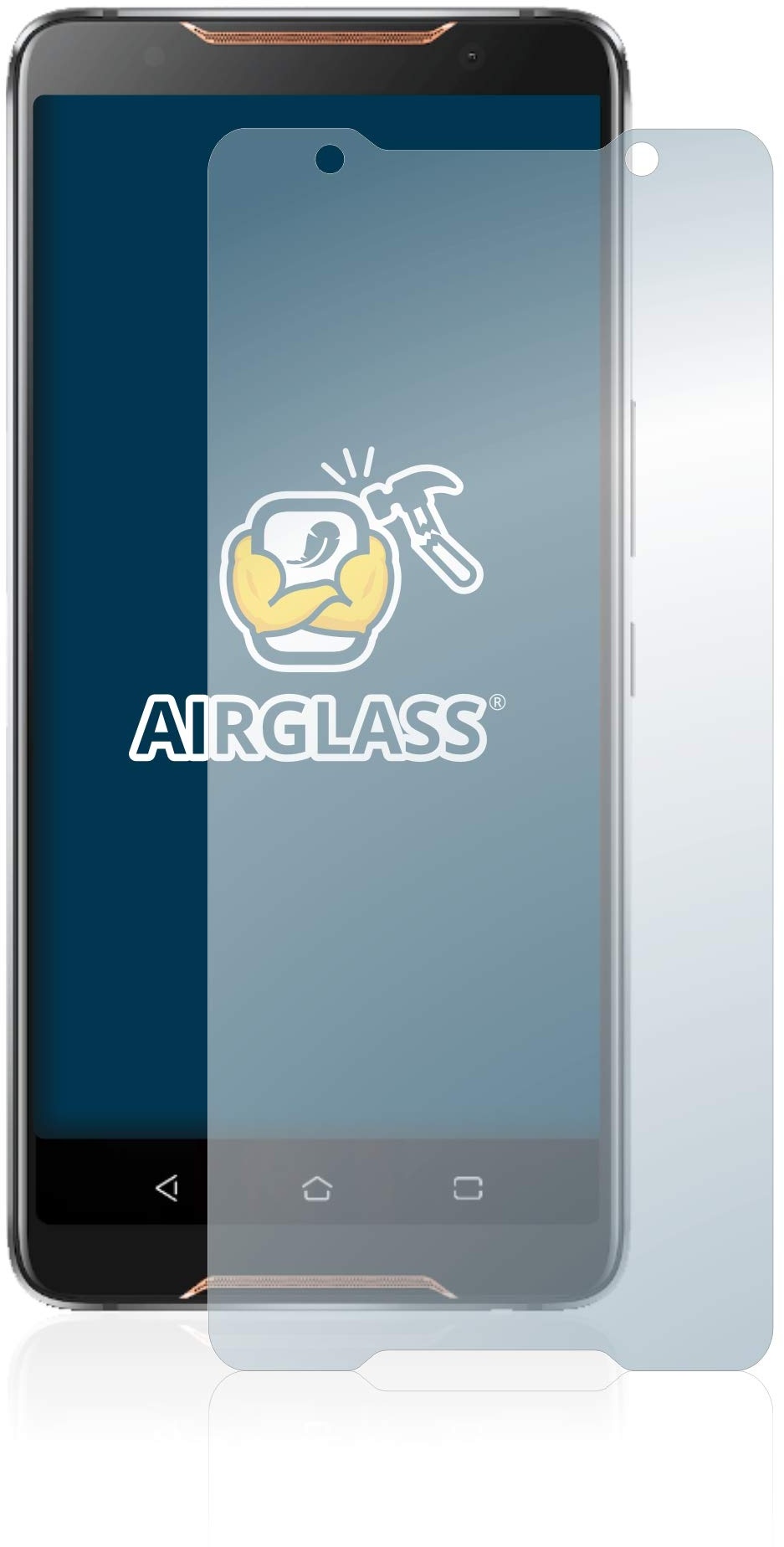 BROTECT Panzerglasfolie für ASUS ROG Phone Schutzglas Schutzfolie [Extrem Kratzfest 9H, Anti-Fingerprint, Ultra-Transparent]
