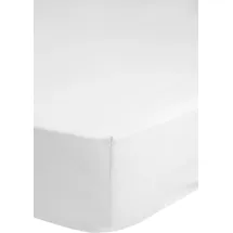 HIP Spannbettlaken Mako-Satin 90 x 220 cm weiß