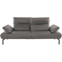 Big-Sofa INOSIGN "Marino" Sofas Gr. B/H/T: 226 cm x 96 cm x 107 cm, Lu x us-Microfaser Lederoptik, Mit Armfunktion, Rückenfunktion und Sitztiefenverstellung, blau (petrol) XXL Sofas