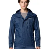 Columbia Pouring Adventure Jacket Wasserdichte Regenjacke, Collegiate Navy, XXL