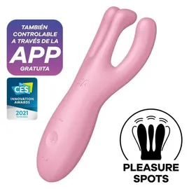 Satisfyer Threesome 4 Vibrator - Rose