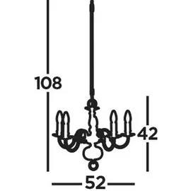 Searchlight Flemish 5-flg. (1019-5AB)