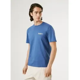 Pepe Jeans für Herren. PM5010086 Milon T-shirt blau (S), Lässig, Baumwolle, Kurzarm