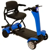 urban hopper Best Ager Fold Elektro Seniorenmobil 4-Rad Faltbar max. 6 km/h blau