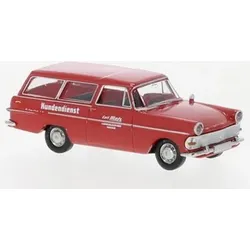 BREKINA 20139 1:87 Opel P2 Caravan Metz Feuerwehrgerätefabrik, 1960