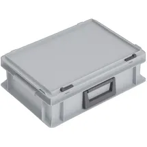 Lockweiler Aufbewahrungsbox Kunststoff L400xB300xH133mm grau