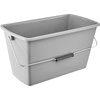 10x keeeper Putzeimer Ben eck.13l n. grey, Reinigungsutensil, Grau