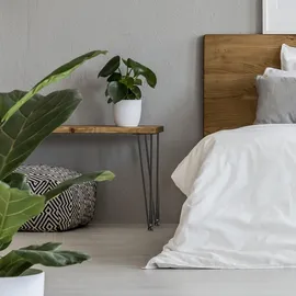 Relaxdays 4er Set, Hairpin Legs, mit 3 Streben, Metall, Haarnadel Tischbein für Hocker, Tisch & Schrank, 40 cm hoch, Schwarz