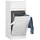 SoBuy Wäscheschrank mit 1 Schublade Weiß 40x39x85cm Funktional