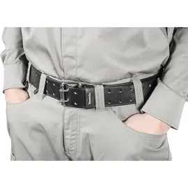 Makita Schwerlast-Ledergürtel Leder schwarz 105