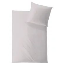 Hefel Classic Uni Silber 155 x 220 cm + 40 x 80 cm