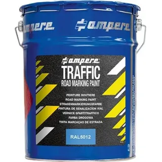 AMPERE TRAFFIC PAINT Straßenmarkierungsfarbe Traffic Paint 5kg blau Road Marking Paint