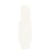 Leitz Signalreiter 0,3mm Hartfolie weiß 40x12mm 4002432345434 Leitz 6030-00-01