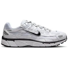 Nike P-6000 Herren White/Black/Metallic Silver/Black 44,5