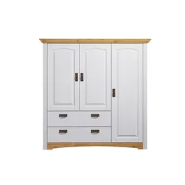 OTTO home Wäscheschrank Konrad 133 x 132 x 39 cm Weiß