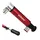 Airbone Minipumpe ZT-724 Dual Co2 AV 130 mm rot mit Halter