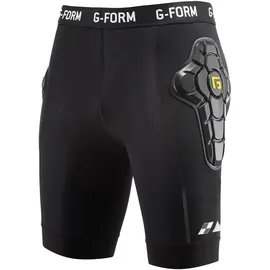 G-Form EX-1 gepolsterte Kompressionsshorts black-yellow/black XL